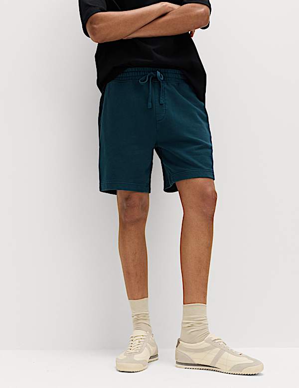 Relaxed Fit Pure Cotton Garment Dye Short - PL