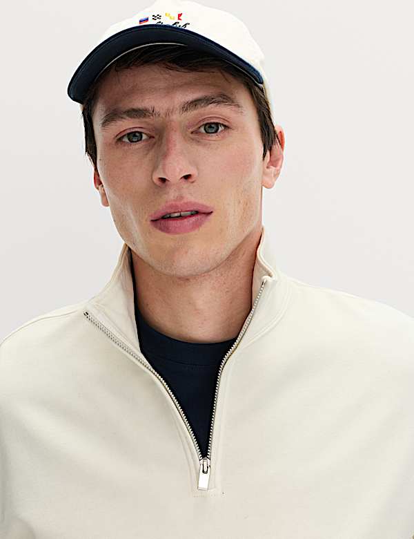 Farbowana bluza na p&oacute;łsuwak 100% bawełny - PL