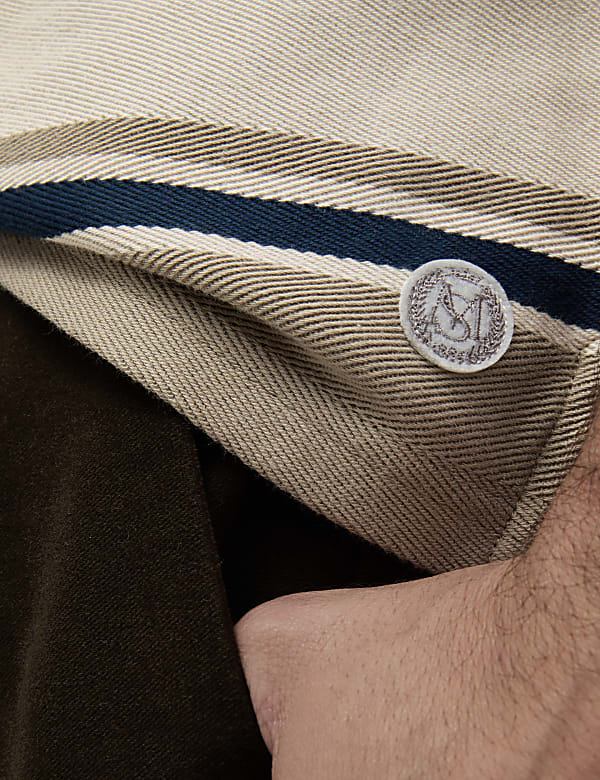 Pure Cotton Striped Rugby Shirt - GR