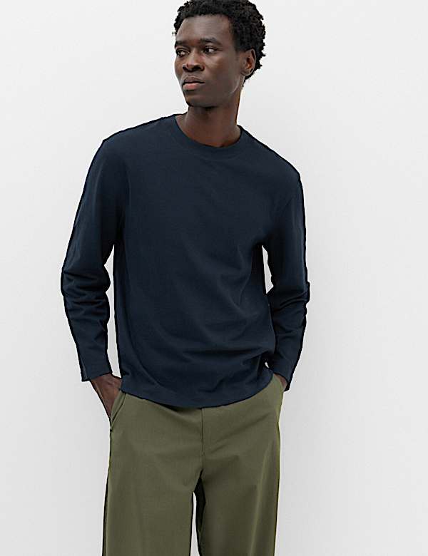 Pure Cotton Soft Touch Long Sleeve T-Shirt