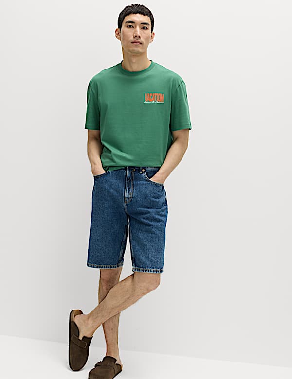 Pure Cotton Summer Vacation Slogan T shirt