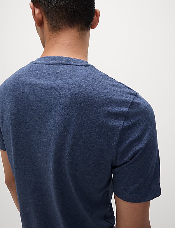 3 Pack Pure Cotton Crew Neck T-Shirts - IT