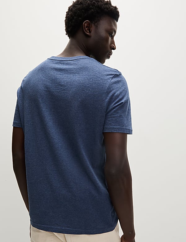 3 Pack Pure Cotton Crew Neck T-Shirts - US