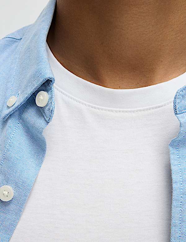 3pk Pure Cotton Crew Neck T-Shirts - JO