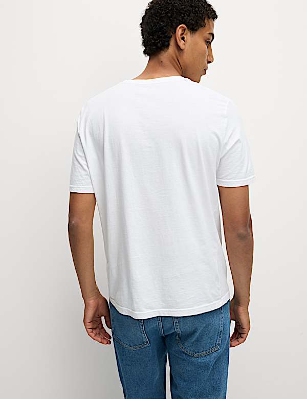 3pk Pure Cotton Crew Neck T-Shirts - JO