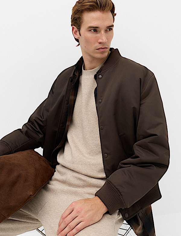 Cotton Rich Brushback Sweatshirt