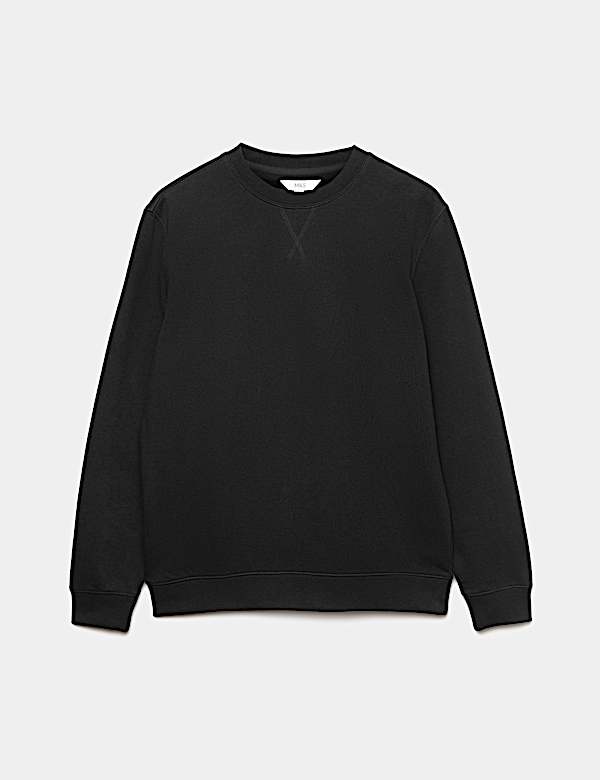 Cotton Rich Brushback Sweatshirt - NZ