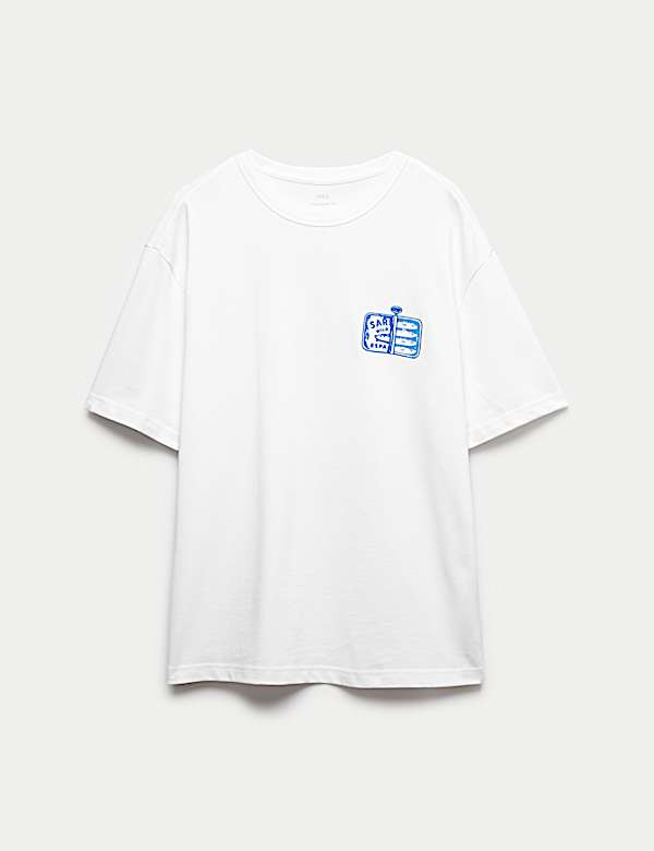 Pure Cotton Sardinas Espanolas Graphic T-Shirt - DK