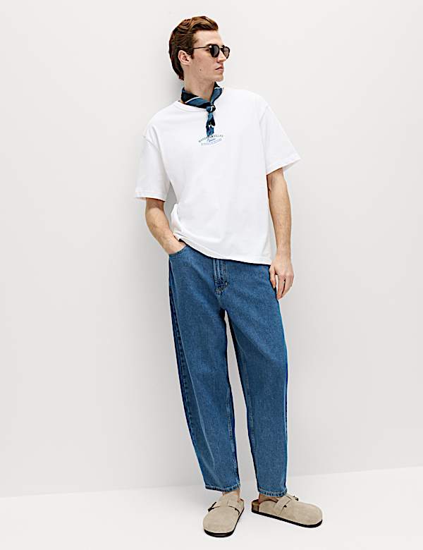 Pure Cotton Marbella Villas Graphic T-Shirt - LU