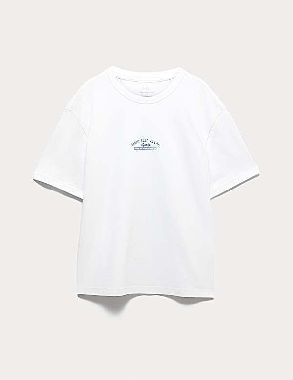 Pure Cotton Marbella Villas Graphic T-Shirt - LU