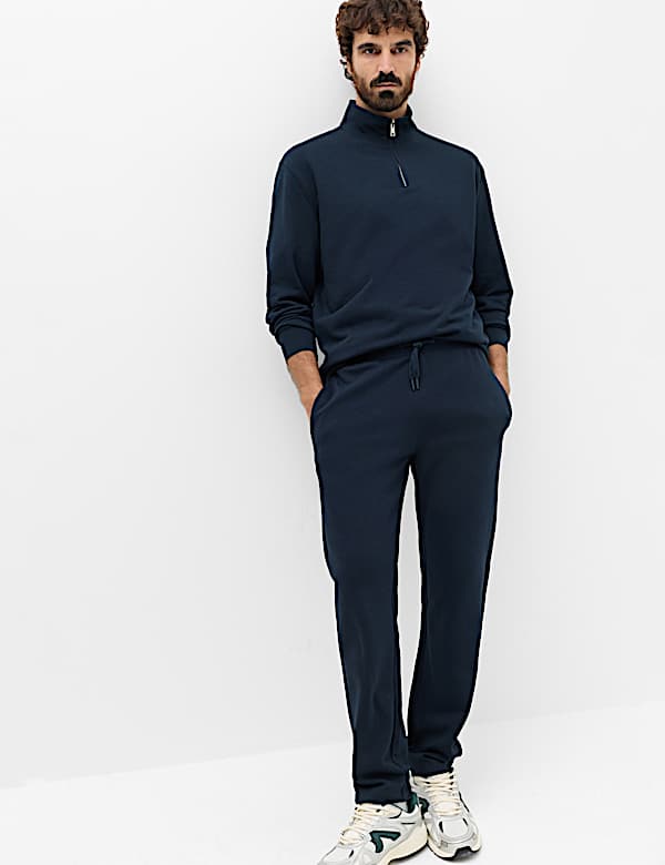 Cotton Rich Straight Leg Joggers - FR