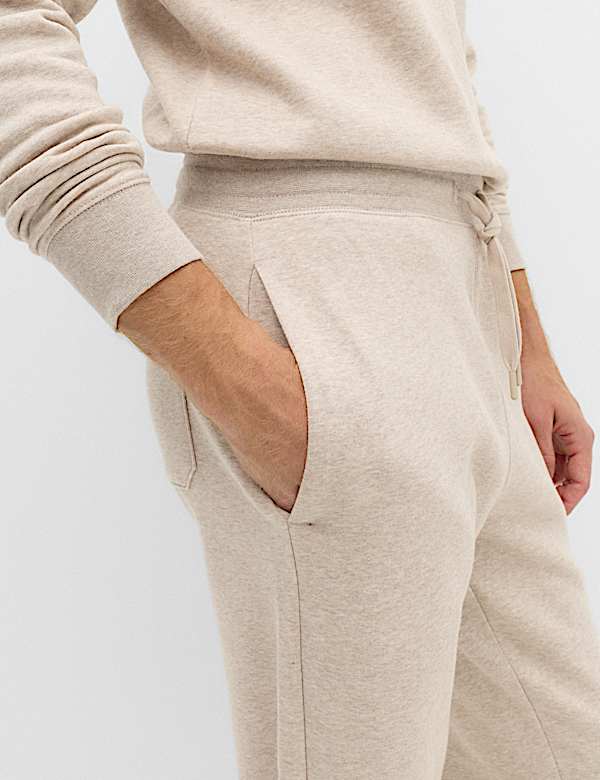 Cotton Rich Brushback Cuffed Joggers