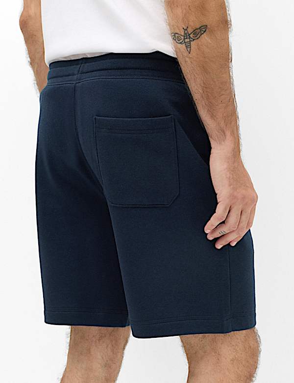 Cotton Rich Brushback Mid Length Shorts - MV