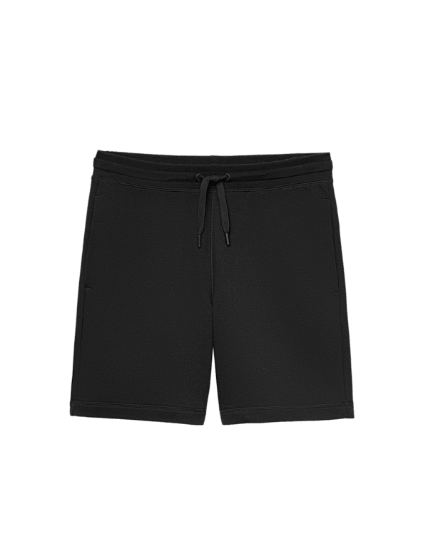 Cotton Rich Brushback Mid Length Shorts
