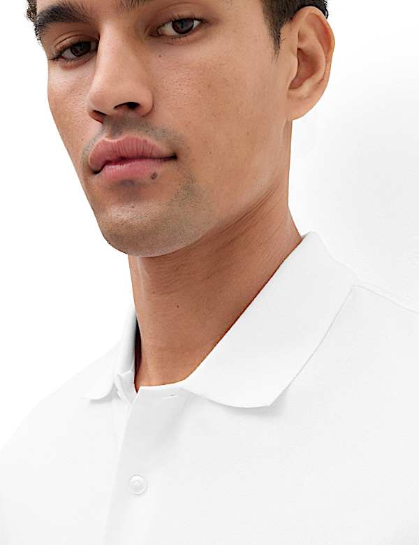 5 Pack Cotton Rich Polo Shirts - AL