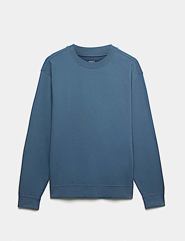 Ultimate Cotton Rich Crew Neck Sweatshirt