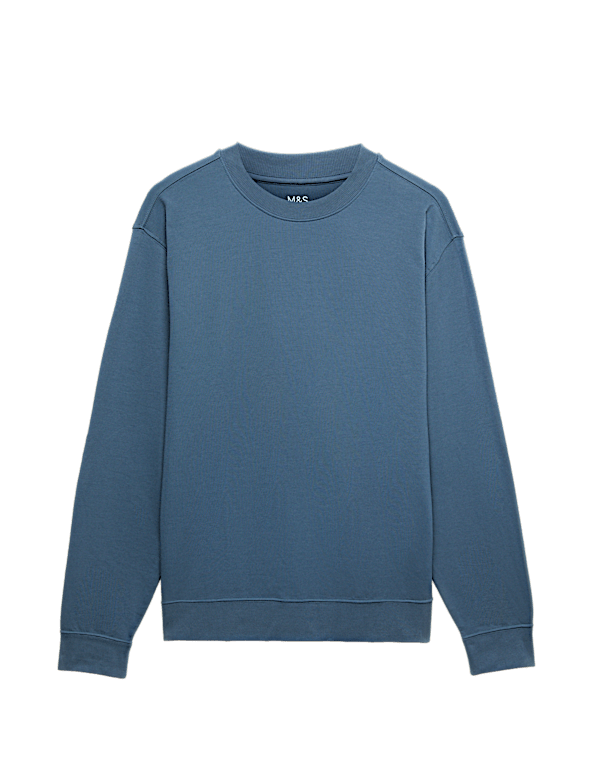 Ultimate Cotton Rich Crew Neck Sweatshirt