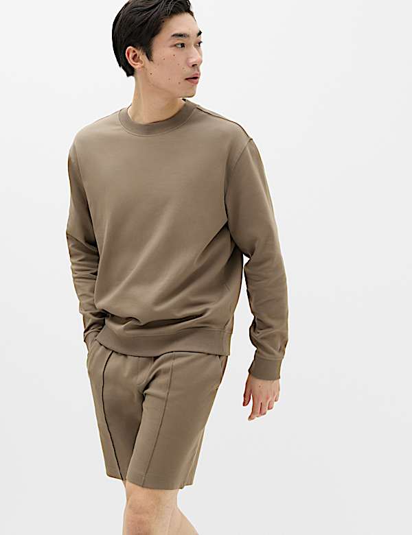 Ultimate Cotton Rich Crew Neck Sweatshirt