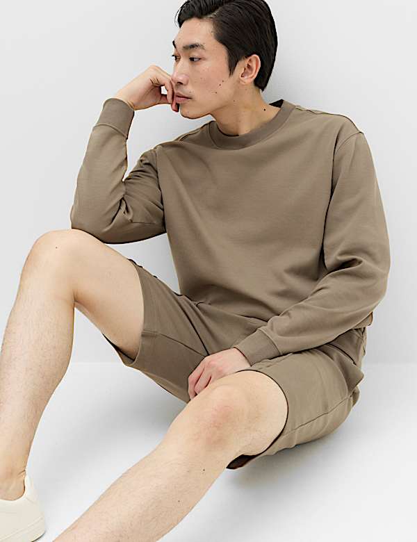 Ultimate Cotton Rich Crew Neck Sweatshirt