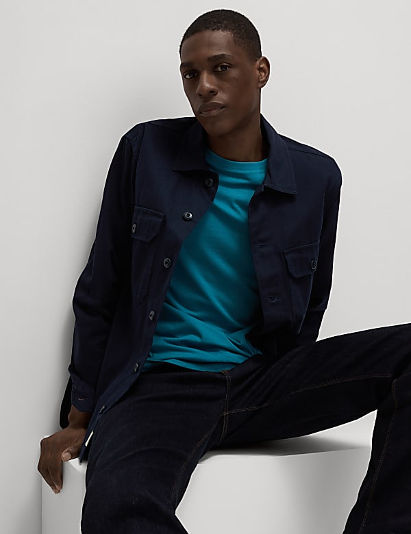 Lot de 7 t-shirts 100 % coton à encolure ronde - CH