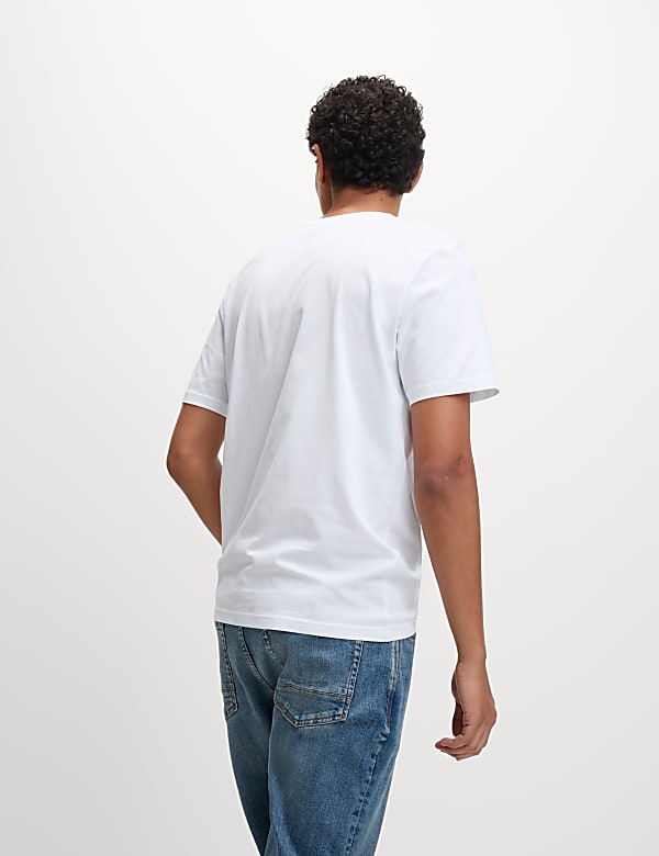 Pack de 7 camisetas 100% algodón de escote cerrado - ES