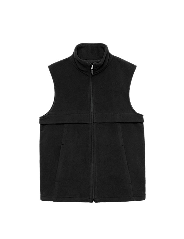 Micro Fleece Zip Up Funnel Neck Gilet