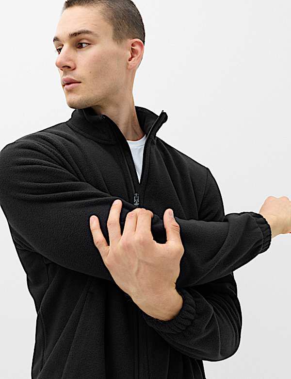 Funnel Neck Long Sleeve Micro Fleece - JP