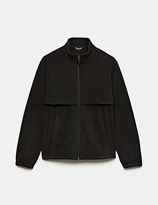 Funnel Neck Long Sleeve Micro Fleece - JP
