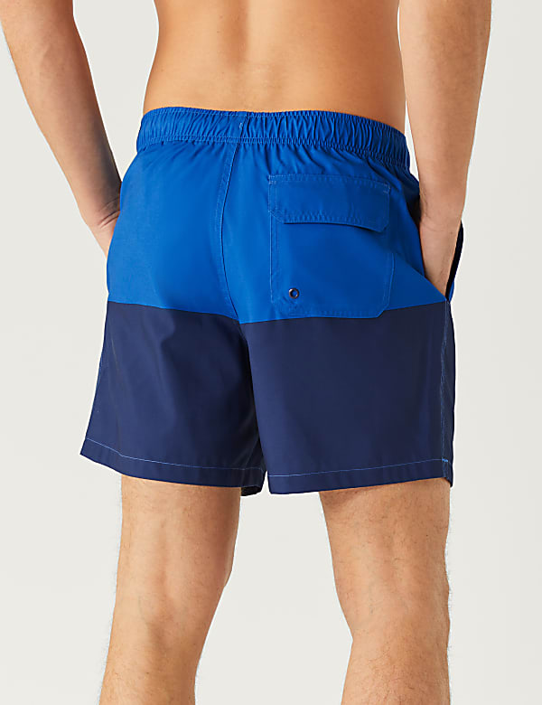 Quick Dry Colour Block Swim Shorts