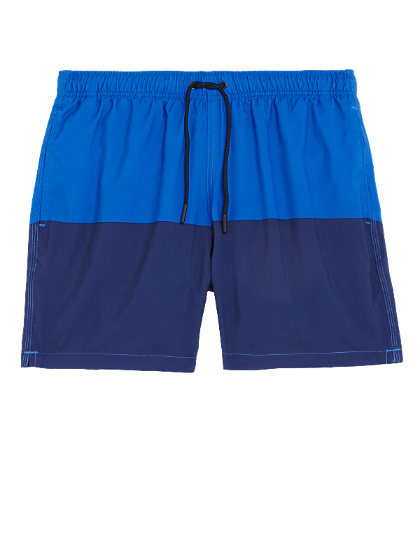 Quick Dry Colour Block Swim Shorts