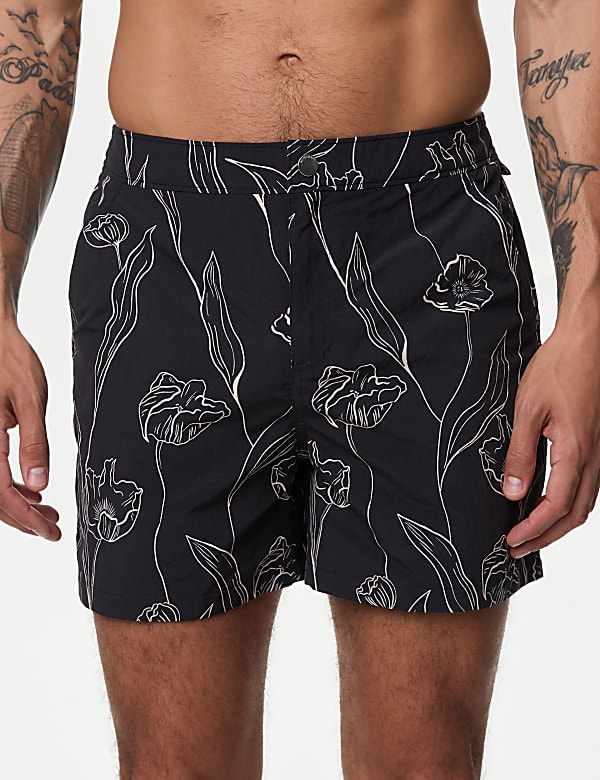 Quick Dry Floral Swim Shorts - TW