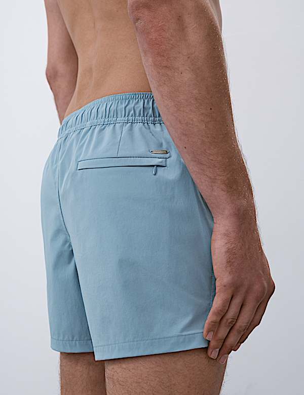 Mid Length Quick Dry Stretch Swim Shorts - HR