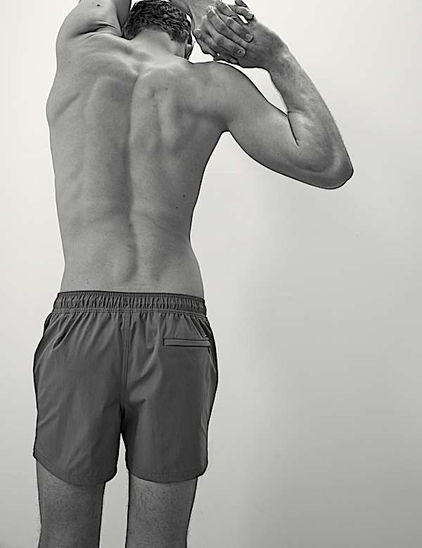 Mid Length Quick Dry Stretch Swim Shorts - IT