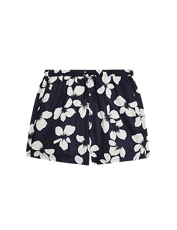 Quick Dry Floral Graphic Swim Shorts