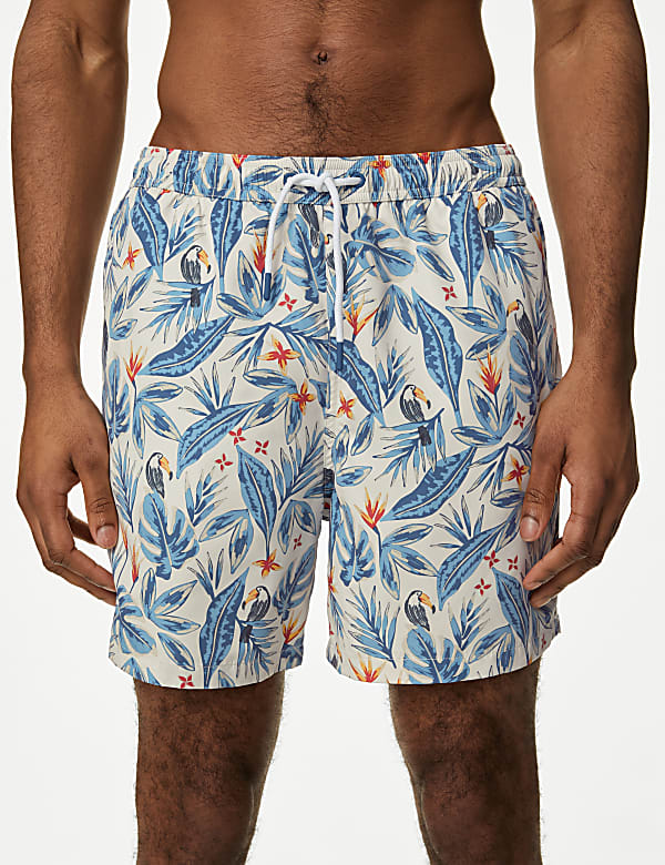 Buy Quick Dry Tropical Graphic Swim Shorts at Marks Spencer