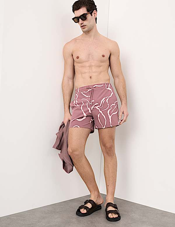 Quick Dry Floral Swim Shorts - MV
