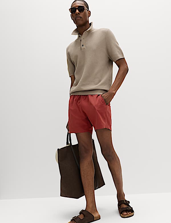 Quick Dry Plain Swim Shorts