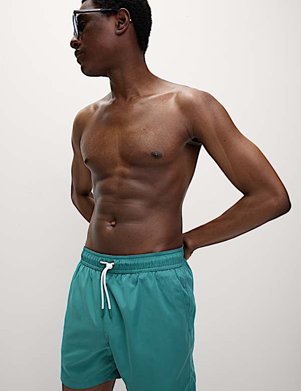 Quick Dry Plain Swim Shorts
