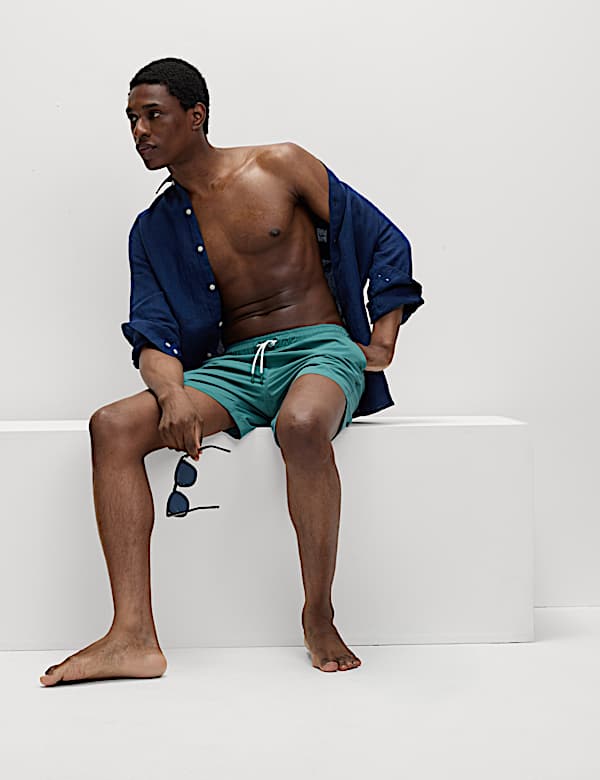 Quick Dry Plain Swim Shorts