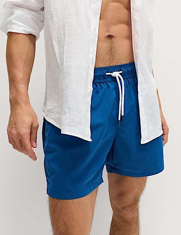 Quick Dry Plain Swim Shorts - US