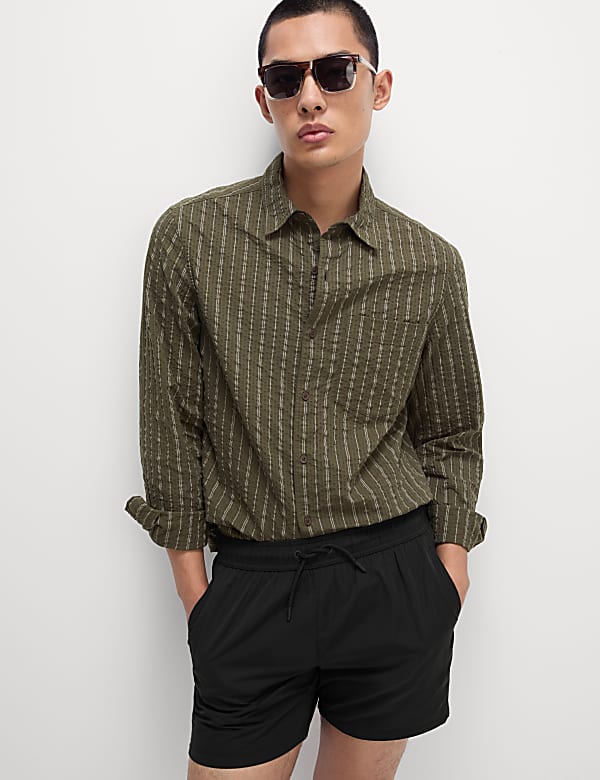 Quick Dry Plain Swim Shorts - US