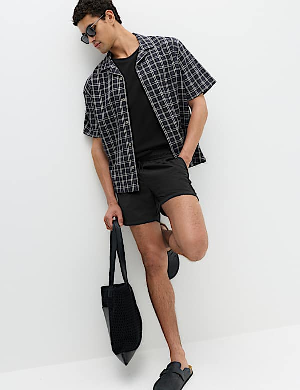Quick Dry Plain Swim Shorts