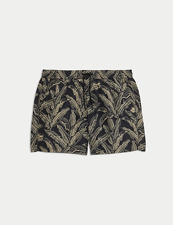 Banana Leaf Print Swim Shorts - IL