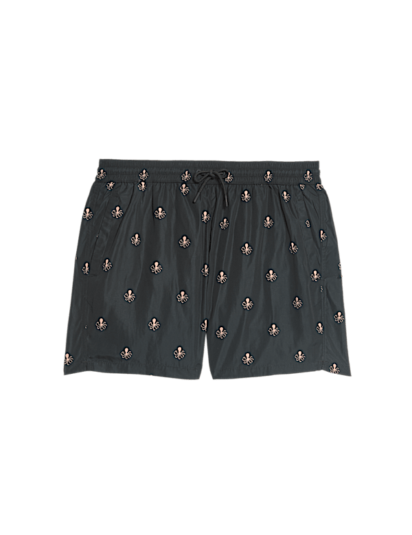 Quick Dry Printed Swim Shorts