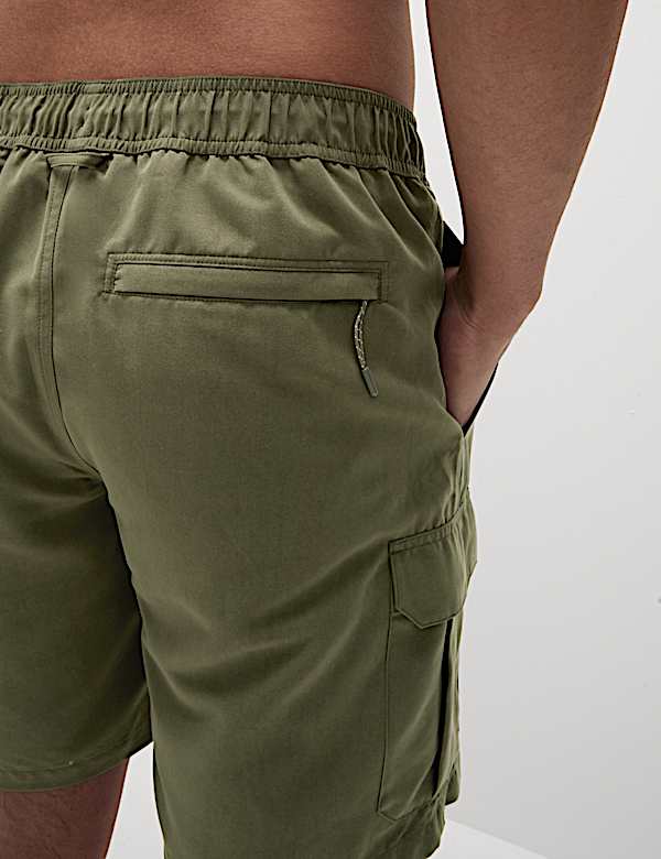 Short de bain &agrave; coupe longue, s&eacute;chage rapide - CA