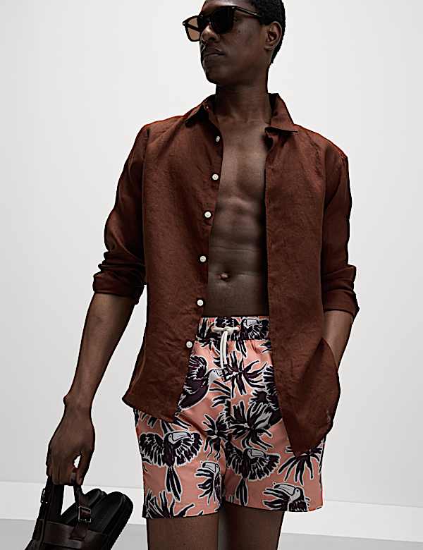 Quick Dry Toucan Print Swim shorts - MX