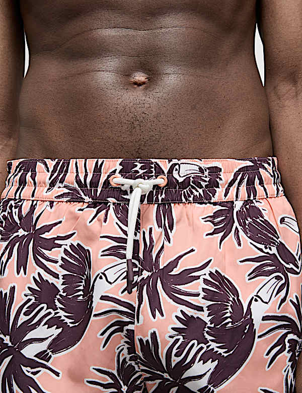Quick Dry Toucan Print Swim shorts - GR