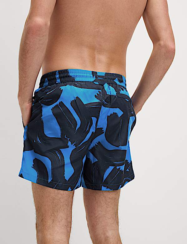 Quick Dry Printed Swim Shorts - NL