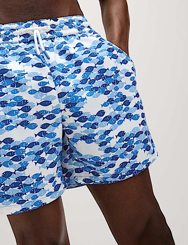 Schnell trocknende Badehose mit Aufdruck - DE