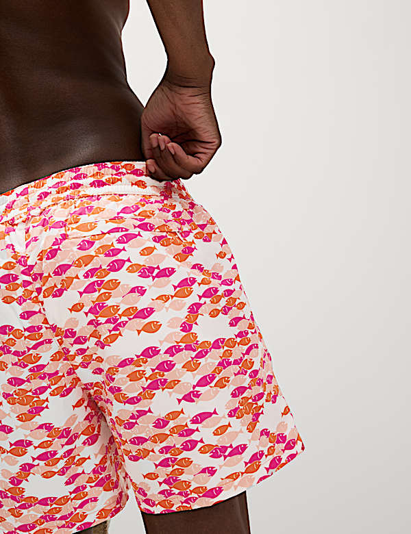 Quick Dry Printed Swim Shorts - SI